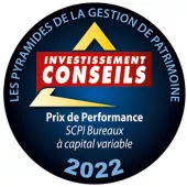 Prix de la performance - SCPI de Bureaux - Pyramides de la Gestion de Patrimoine 2022